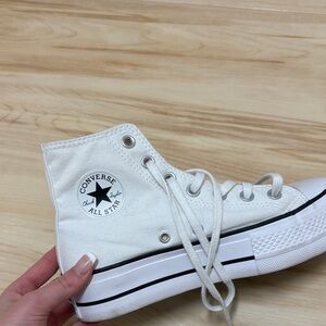 Converse  White High-Top Sneakers
